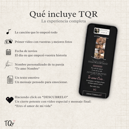 Regalo "Descúbrelo" TQr  Personalizado